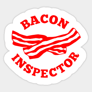 Bacon Inspector Sticker